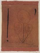 Paul Klee Remarks concerning a plant oil on canvas